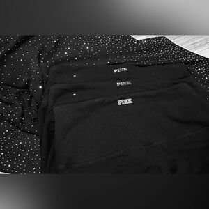PINK Victoria's Secret Black Leggings Bundle